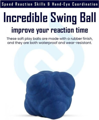 1pc Hexagonal Reaction Ball - Hexagonal Reaction Ball Agility Training Reaction Ball
