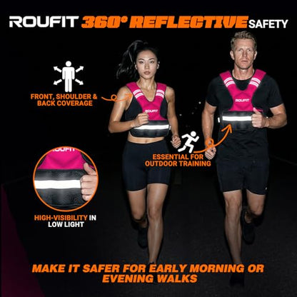 Weighted Vest for Women Adjustable (4-10lb / 6-15lb) Weight Vest for Walking & Running,Weights for Workout Exercise Fitness Gym, Odor-Free Neoprene & Wide Padded Comfort Shoulder Straps & Phone Pocket