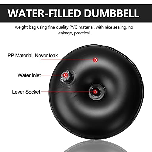 15-20kg Dumbbell Flexible Fitness Water-filled Gym Home Exercise Equipment Bodybuilding