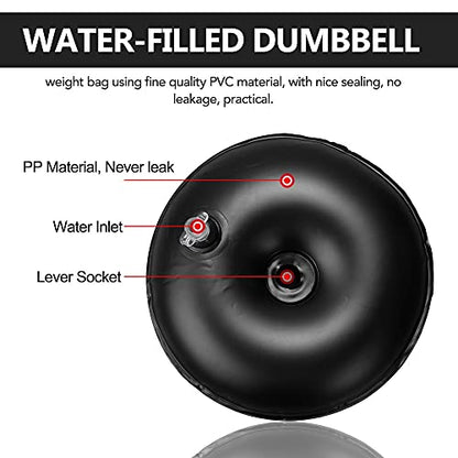 15-20kg Dumbbell Flexible Fitness Water-filled Gym Home Exercise Equipment Bodybuilding