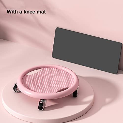 ZJchao Abs Roller, Ab Workout Equipment, Fitness Trainer Disc 4 Rollers Quiet Smoothing Abdominal Workout Slider Disc Core Strength Whether at Home or Gym