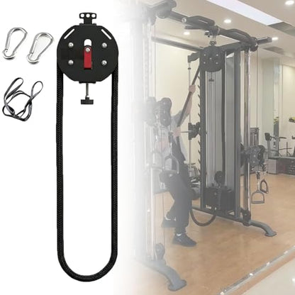 Heavy Duty Suspension Rope Trainer For Full Body Workout Portable Cable Pulley System 30kg Tension For Muscle Building Fitness Equipment No Tools Installation