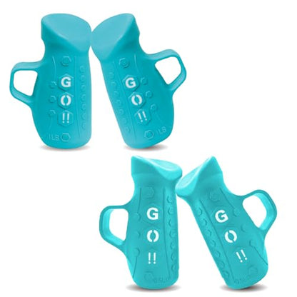 Exercise & Fitness Dumbbells - color: Blue, size: 3.75 inches x 2.75 inches