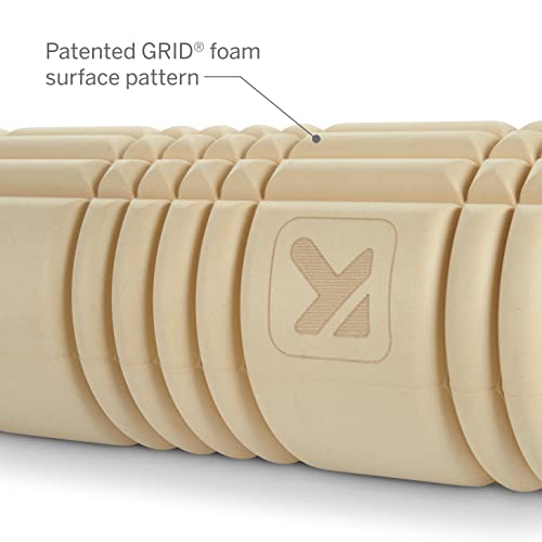 TRIGGERPOINT Performance Therapy Grid Patented Multi-Density Foam Massage Roller (30% Renewable Materials) Exercise,Deep Tissue Muscle-Muscle Pain&Tightness,Improves Circulation (13"),Tan (Pack of 6) - color: Tan, size: 13 Inch (Pack of 6)