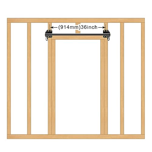 SELEWARE Wall Mounted Pull Up Bar, Chin Up Bar with Resistance Band Hooks