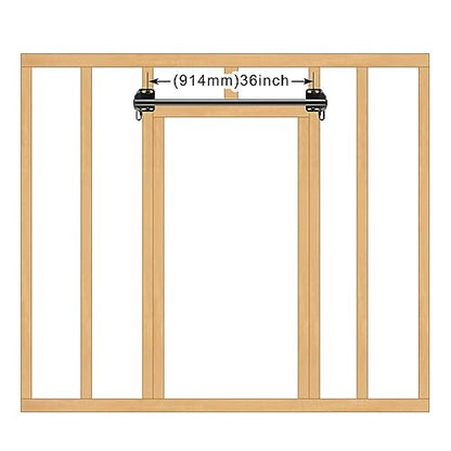 SELEWARE Wall Mounted Pull Up Bar, Chin Up Bar with Resistance Band Hooks