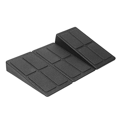 3PCS Squat Wedge Block, Adjustable EPP Slant Incline Board Stackable Calf Stretcher Yoga Wedge for Home Gym Office Squat Ankle Mobility Exercise