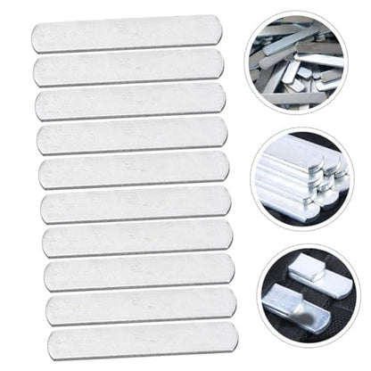 TOYANDONA 10pcs Weighted Steel Plates for Fitness Training Metal Weight Vest Electroplated Finish for Strength Training and Workout Accessories