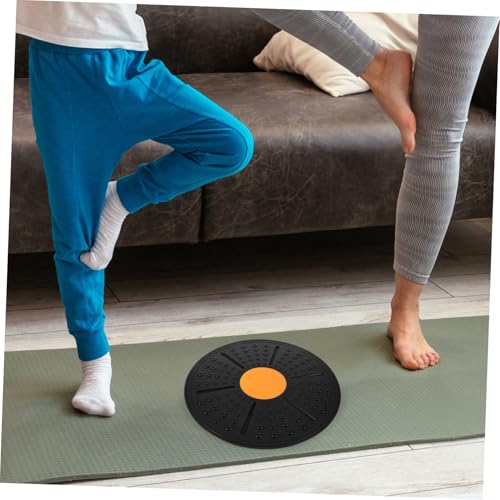 STOBAZA Balance Half Ball Board Non-slip Wobble Board for Abdominal Exercise and Sensory Rehabilitation Portable Fitness Stability Trainer with Adjustable Angle Compact Lightweight PP