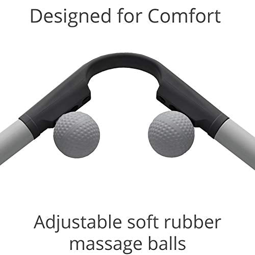 Body Back AccuMassage FSA Eligible - Dual Pressure Point Massage Tool & Massage Hammer - 2 in 1 Design - Shiatsu Neck Massager Tool, Golf Ball Percussion Massager for Deep Tissue Pain Relief (2 Pack)