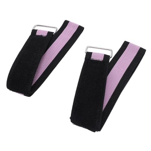 Keenso Booty Bands Polyester Glute Bands 32.6in Non Slip Exercise for Women Portable 2pcs for Pilates Hip Thigh Leg Training Home Gym Workout