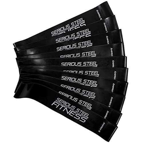 Mini Resistance Loop Bands | Rehab and Prehab Stretch Bands | 12" Exercise Workout Bands (Sets of 5 Pack and Sets of 10 Pack Trainer Options Available!)