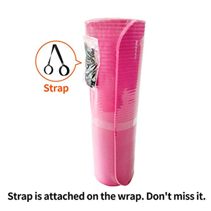 Amazon Basics Extra Thick Exercise Yoga Mat with Carrying Strap