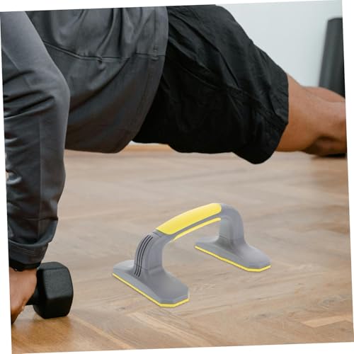 Happyyami 2Pcs Pushup Handles Non-slip Ergonomic Stands for Floor Exercise Home Fitness Strength Training Lightweight Portable for Full Body Workout