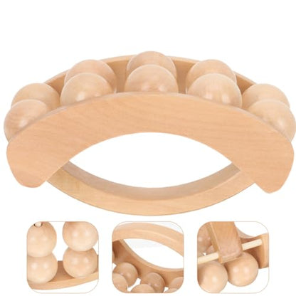 DOITOOL Neck Roller Massager 5.70X3.54X3.14In Manual Acupoint Massage Roller for Home Use Handheld Body and Shoulder Muscle Relief Tool