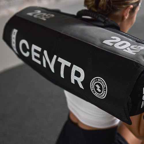 CENTR x HYROX Competition Sandbag – Training Bag with 7 Handles, Cordura® Nylon Construction with Reinforced Double-Stitched Seams and Non-Slip Handles, 10/20/30 kg – HYROX Gear