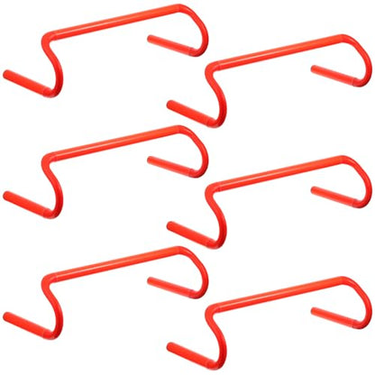 Lemecima 6 Pack Agility Speed Training Hurdles- 6" Detachable Agility Training Hurdles- Sports Practice Equipment for Athletes, Soccer, Basketball