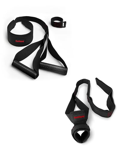 THEFITGUY Functional Strength & Flexibility Bundle – Coach Resistance Belt and Quadriceps Stretching Strap