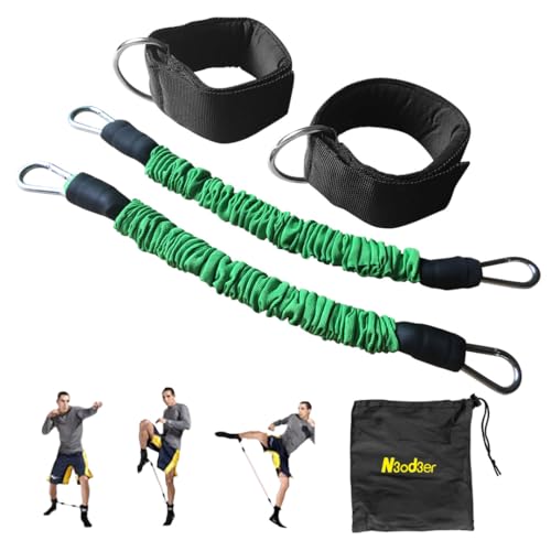 Ankle Resistance Training Speed and Agility Training Tool Ankle Resistance Bands for Football Basketball Taekwondo Yoga Boxing Soccer Kick Boxing Thai Punch Karate Running