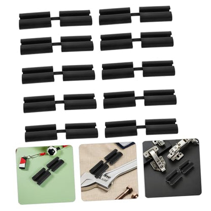 VICASKY 10pcs Weather Resistant Agility Pole Connector Clips for Football Training Durable Exercise Equipment Connectors Easy Setup for Soccer Drills and Speed Rings