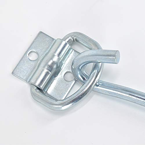 D-Ring Tie Down Anchor/Bolt-on D-Ring/Surface Mount Tie Down Ring,4 Pack 1