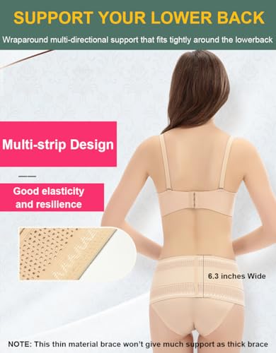Back Brace for Lower Back Pain Women Lower Back Pain Relief, Adjustable Waist Belt Mueller Back Brace for Women, Lumbar Support Brace Sacroiliac Belt, Sciatica Pelvis Lumbar Hip Pain Relief (Medium)