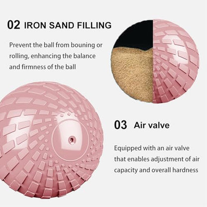 Medicine Ball 8, 10 lbs Slam Ball Weighted Balls for Exercise Strength and Crossfit Workout