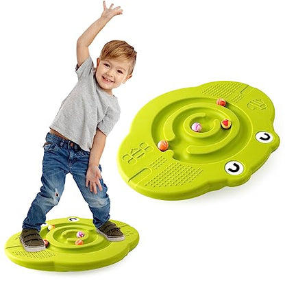 Wobble Balance Board for Kids Plastic Rocker Maze Board with Stepping Stones Load 220lb, Active Play and Exercise for Toddler 3+