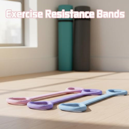 Figure 8 Fitness Resistance Band for Women - color: Pink