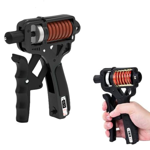 Grip strength trainer, forearm exerciser, Adjustable resistance 10-360 pounds (5-160 kilograms),Hand gripper strengthener can quickly strengthen the wrist, forearm and fingers, which is helpful for hand treatment and strength recovery