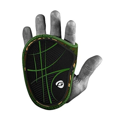 Gripad RX Lifting Grips | The Most Durable Grip Pads Yet | The Alternative to Weight Lifting Gloves, Gym Workouts, WOD, Weightlifting | Neoprene Hand Grips | Flexible Rubber Palm - color: Camouflage