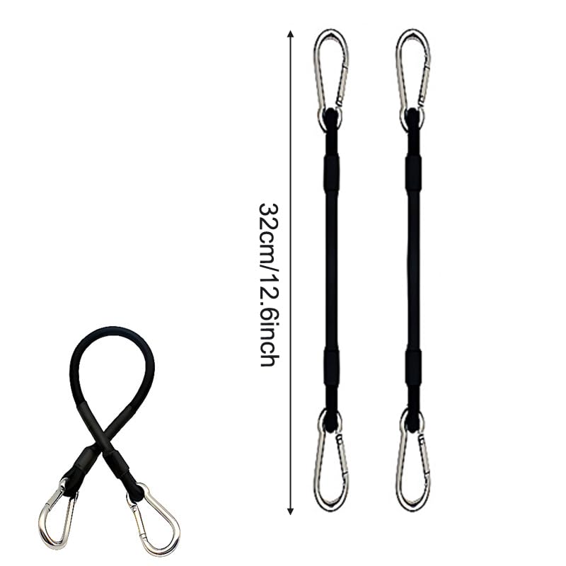 2 Pack Ankle Resistance Bands Replacement 30 Lbs Exercise Bands Ankle Straps Elastic Cable for Ankle Resistance Band Cuffs Ankle Bands Booty Workout Equipment Kickback Hip Fitness Training