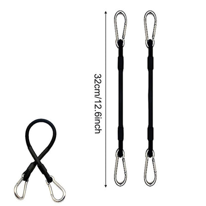 2 Pack Ankle Resistance Bands Replacement 30 Lbs Exercise Bands Ankle Straps Elastic Cable for Ankle Resistance Band Cuffs Ankle Bands Booty Workout Equipment Kickback Hip Fitness Training