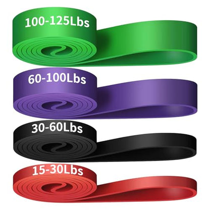 Resistance Band, Pull Up Bands, Pull Up Assistance Bands, Workout Bands, Exercise Bands, Resistance Bands Set for Legs, Working Out, Muscle Training, Physical Therapy, Shape Body, Men Women - color: 0.5-1.7in