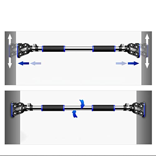 Door Way Pull Up Bar, Door Exercise Bar No Screw Installation, Doorway Pull up Bar,Workout Bar with 28.34"-37"Adjustable Width Fitness Equipment