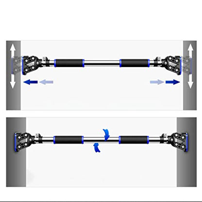 Door Way Pull Up Bar, Door Exercise Bar No Screw Installation, Doorway Pull up Bar,Workout Bar with 28.34"-37"Adjustable Width Fitness Equipment