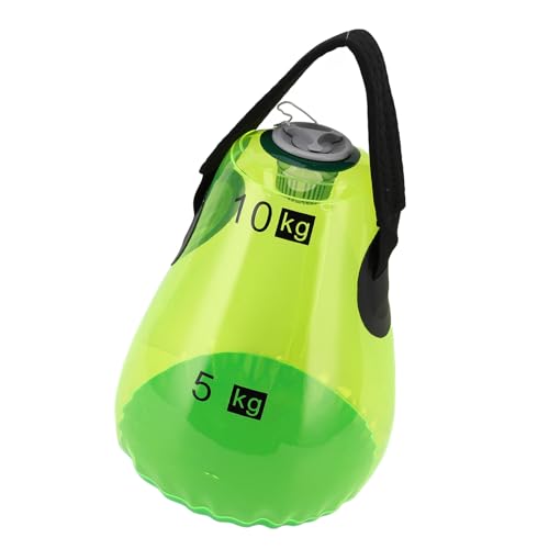 Water Filled Kettlebell Durable Soft Workout Tool for Home Gym Travel Green Exercise Gear for Athletes and Fitness Enthusiasts