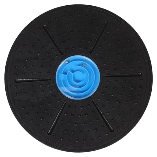 Balance Board Step Platform Wobble Board for Training Fitness Balance with Non-slip Surface Blue Maze Pattern for Home Exercise and Core Stability