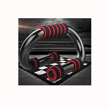 Push-up bracket -Crown Sporting Goods Incline Bar Stands with Foam Comfort Grips
