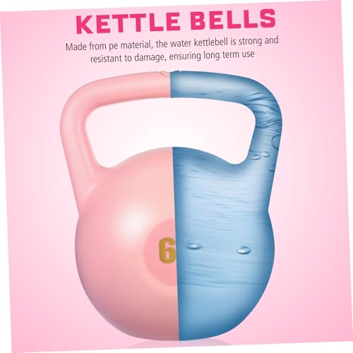 Water Filled Kettlebell Portable Compact Design Smooth Grip for Men Women Gym Workouts Strength Training Exercise Equipment for Home Travel