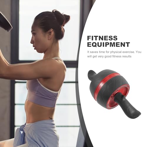 Ab Roller Wheel Fitness Roller Core Trainer with Automatic Rebound, Sturdy Home Exercise Equipment for Men and Women Abdominal Workout