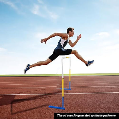 Adjustable Height Hurdles Track and Field,Detachable Agility Speed Jumping Training Equipment for Kids,Youth and Adults,Indoor & Outdoor Use（3 Pack）
