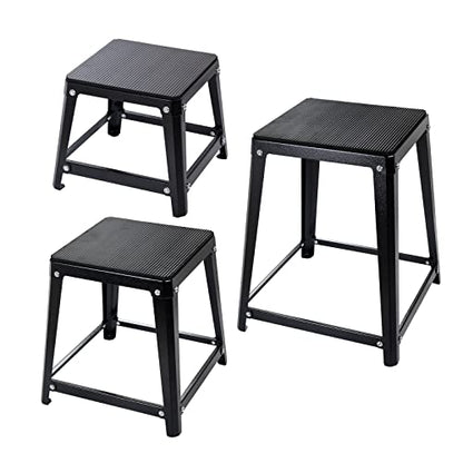 Plyometric Jump Box Set - size: 12/18/24 Inch
