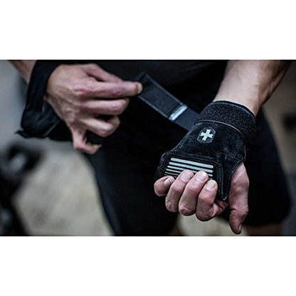Harbinger Lifting Grips, Black - size: Small-Medium