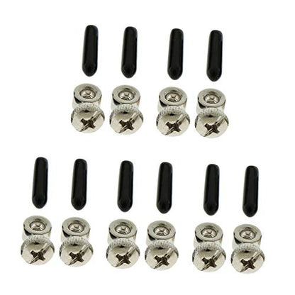 5 Sets Replacement Jump Rope Adjustable Screws End Caps for Speed Cable Jump Ropes Parts Accessory