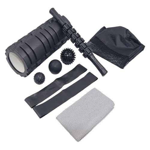 1 Set Yogas Foam Rollers Set with Massage Stick and Balls Massage Accessories for Muscle Recovery Stretching Workout