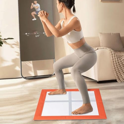 Square Training Equipment Folding Flexibility Agility Ladder Trainer Equipment Speed Training Fitness Ladder for Outdoor Indoor Home for Women Men