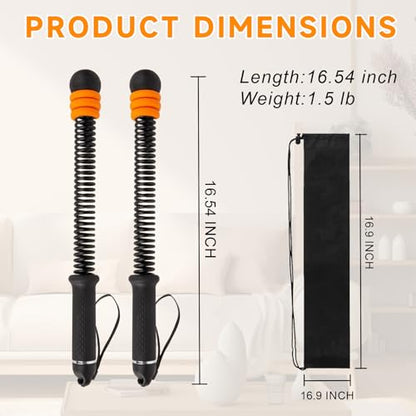 RunBaiNianCordless Battle Rope 2 Pack | Heavy Portable Training Rope for HIIT Cardio and Strength Training Home Gym Equipment for Men and Women