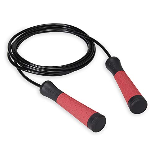 New Balance New Balance Speed Jump Rope - 9 Foot Long Adjustable Jumping Rope | Tangle-Free Skipping Cable & Ultra-Grip Handles