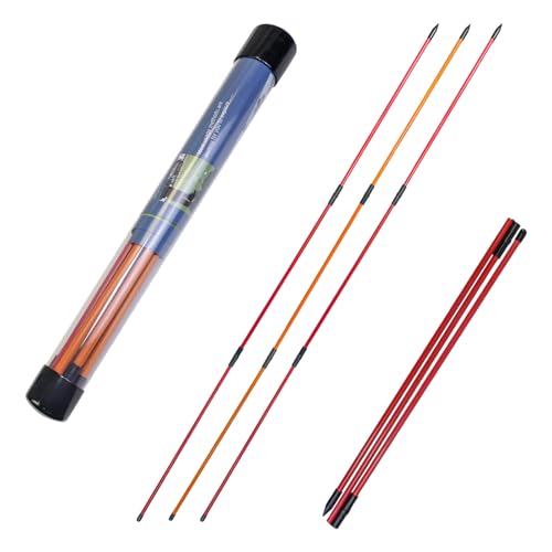 Golf Alignment Sticks 3 Pack – 48" Training Rods for Swing Plane & Posture, Portable Alignment Aid Practice Equipment for Backyard or Driving Range -Fix Your Slice with Visual Swing